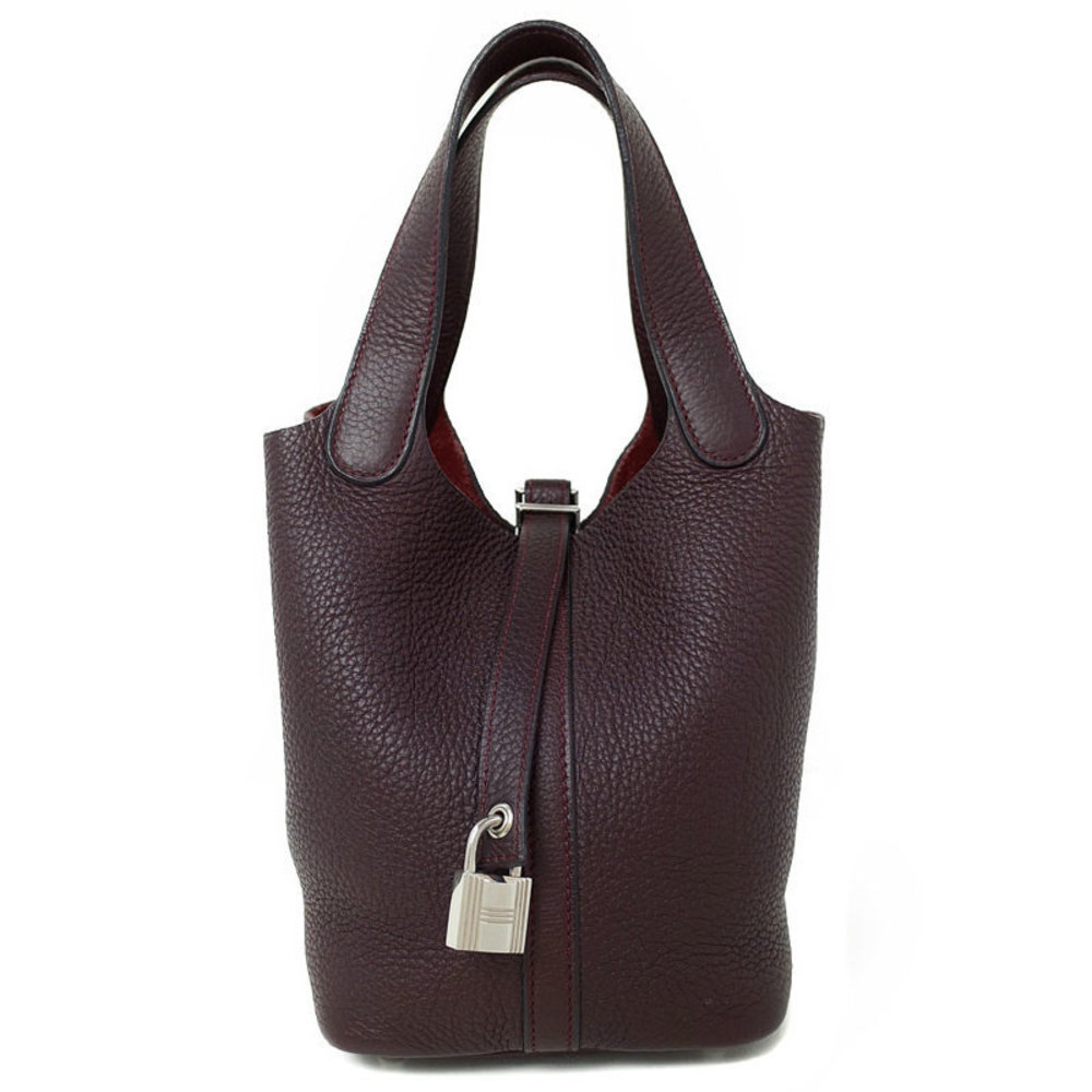 Hermes Picotin Lock PM Leather Handbag